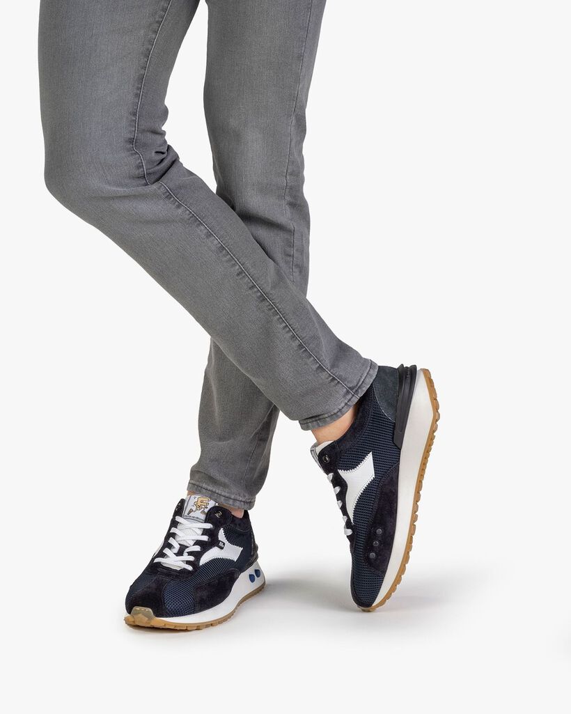 Sneaker Textil dunkelblau
