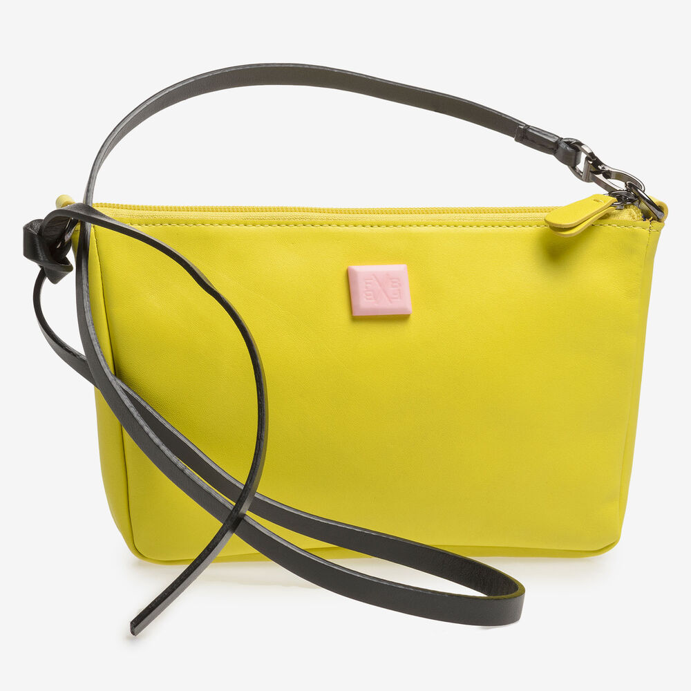 Gelbe Nappaleder-Tasche