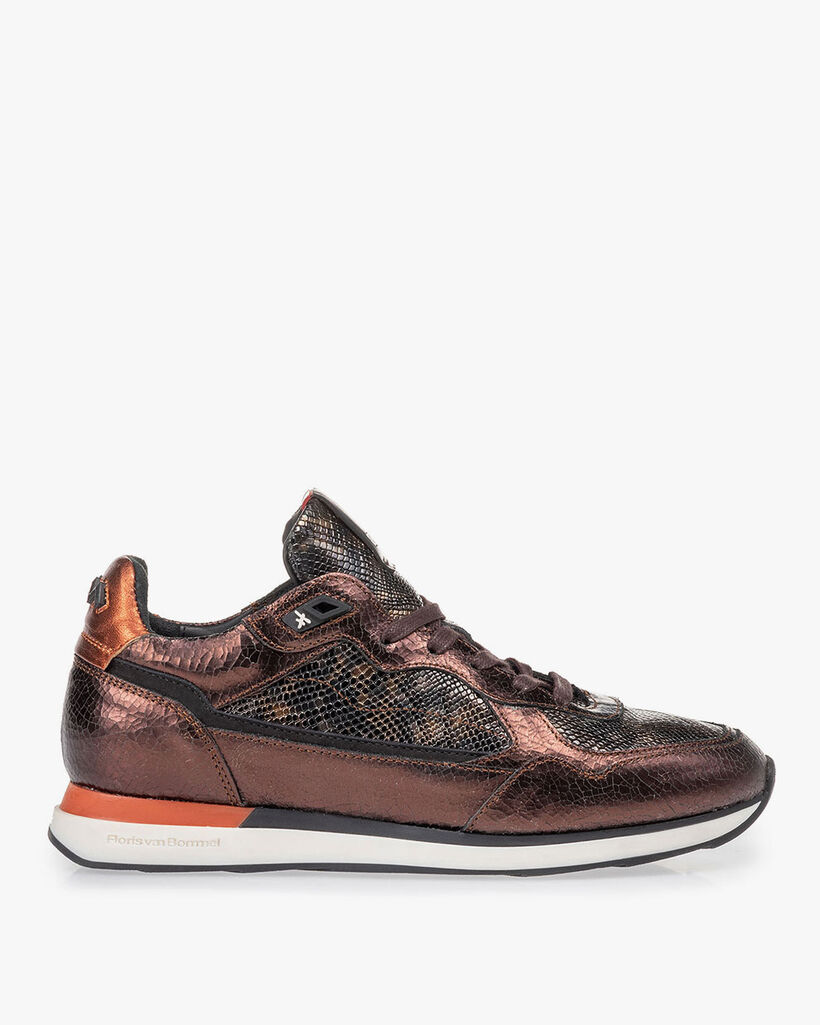 Sneaker dunkelbraun Leder