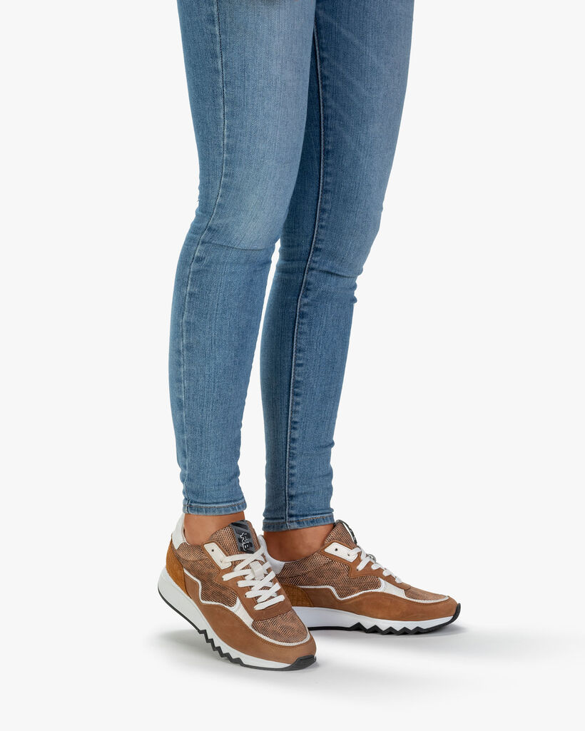 Nineti metallic cognacfarben