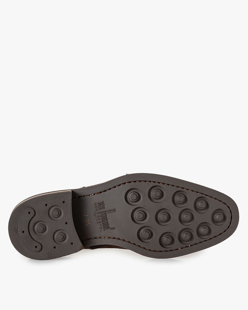 Brauner Wildleder Monk