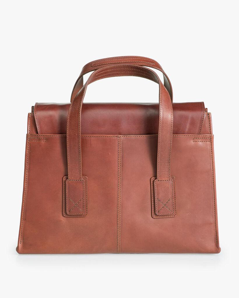 Braune Leder-Business-Tasche