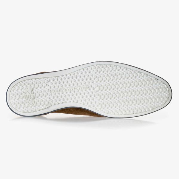 Brauner Wildleder Schn&uuml;rschuh