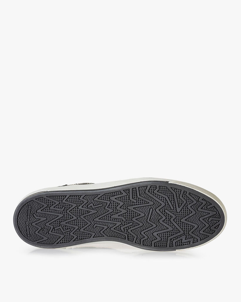 Sneaker Schlangenprint blau