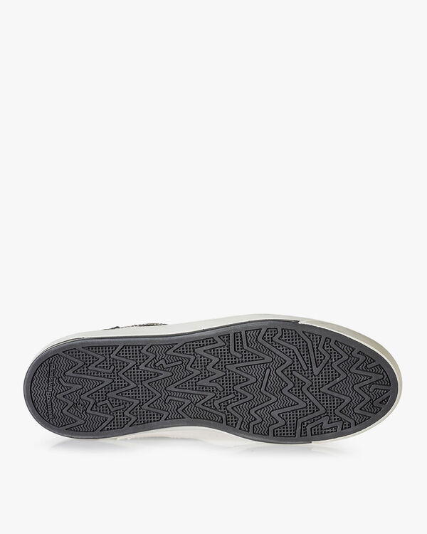 Sneaker Schlangenprint blau