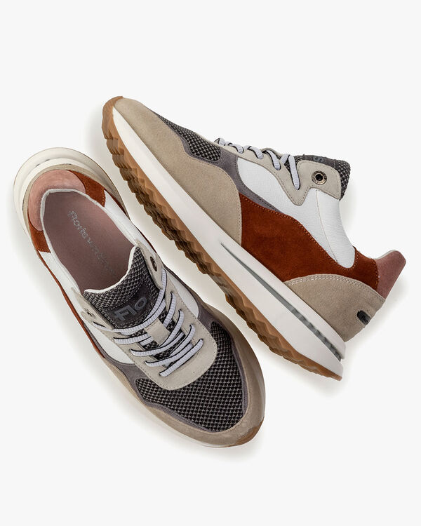 Sneaker Wildleder beige