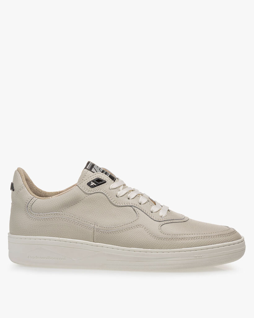 Sneaker Leder-Print natur
