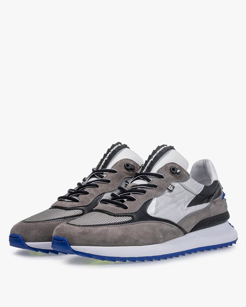 Sneaker Wildleder grau