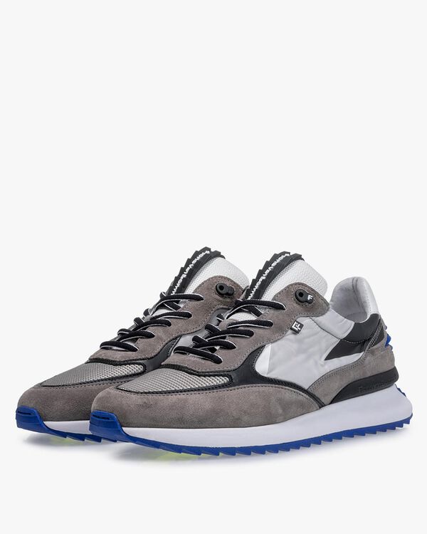 Sneaker Wildleder grau