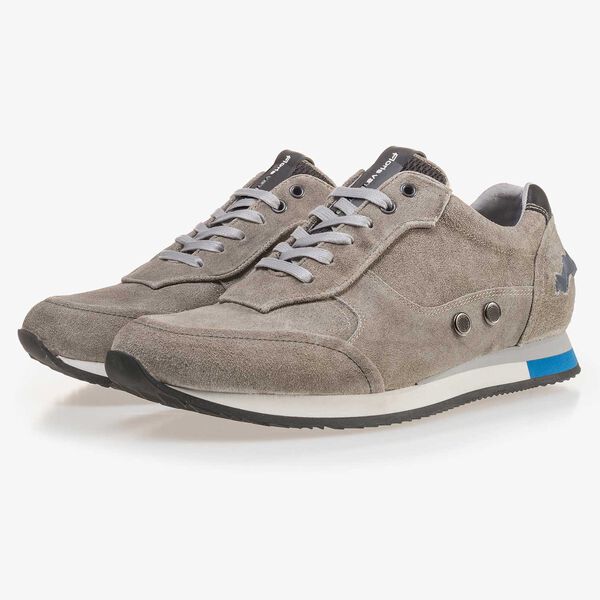 Olivgr&uuml;ner Wildleder Sneaker