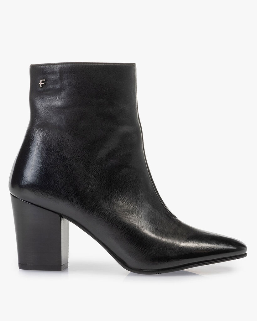 Stiefelette Nappaleder schwarz