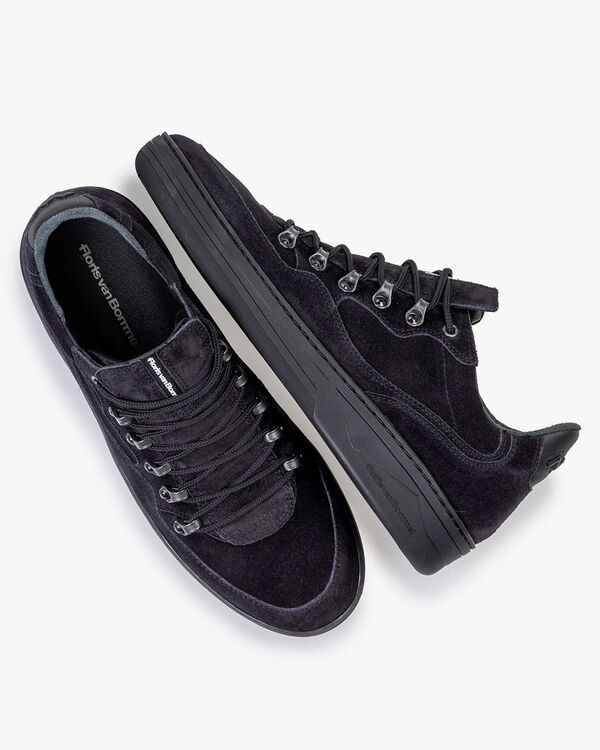 Sneaker Wildleder schwarz