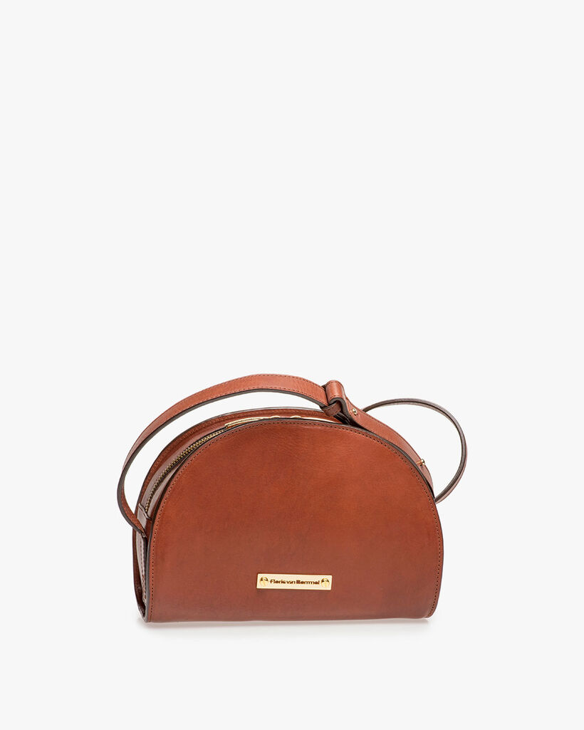 Braune Kalbsledertasche