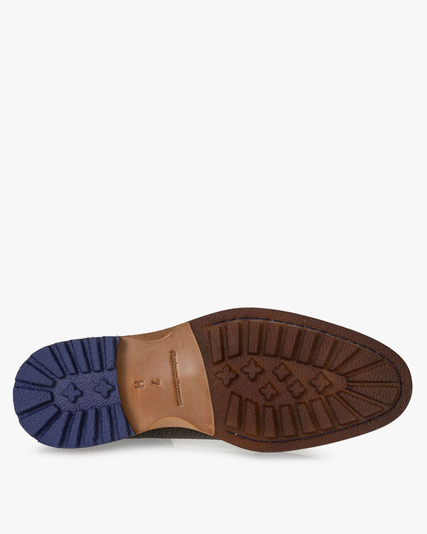 Chelsea Boot Reptilienprint gr&uuml;n