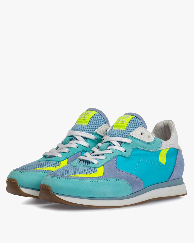 Sneaker Nubukleder blau