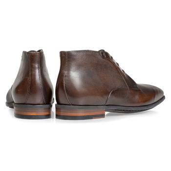 Schn&uuml;rschuh Kalbsleder dunkelbraun