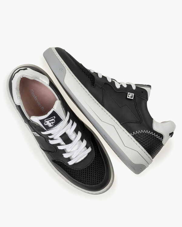 Sneaker Kalbsleder schwarz