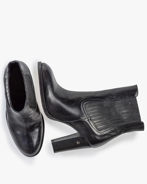 Stiefelette Kalbsleder schwarz