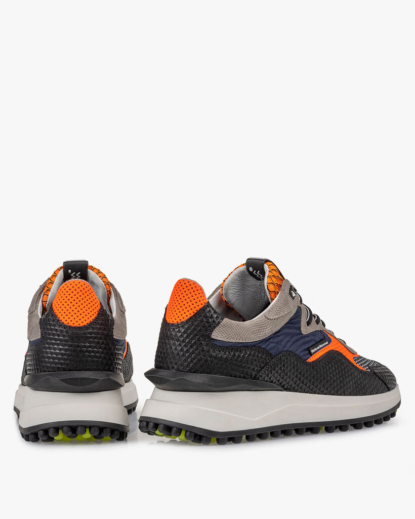Noppi Sneaker Wildleder schwarz