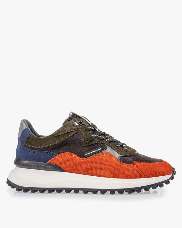Noppi Sneaker dunkelblau-orange