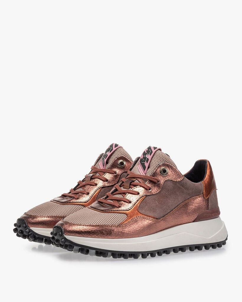 Noppi Sneaker rosa Leder