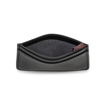 Bankkarten-Etui Leder schwarz