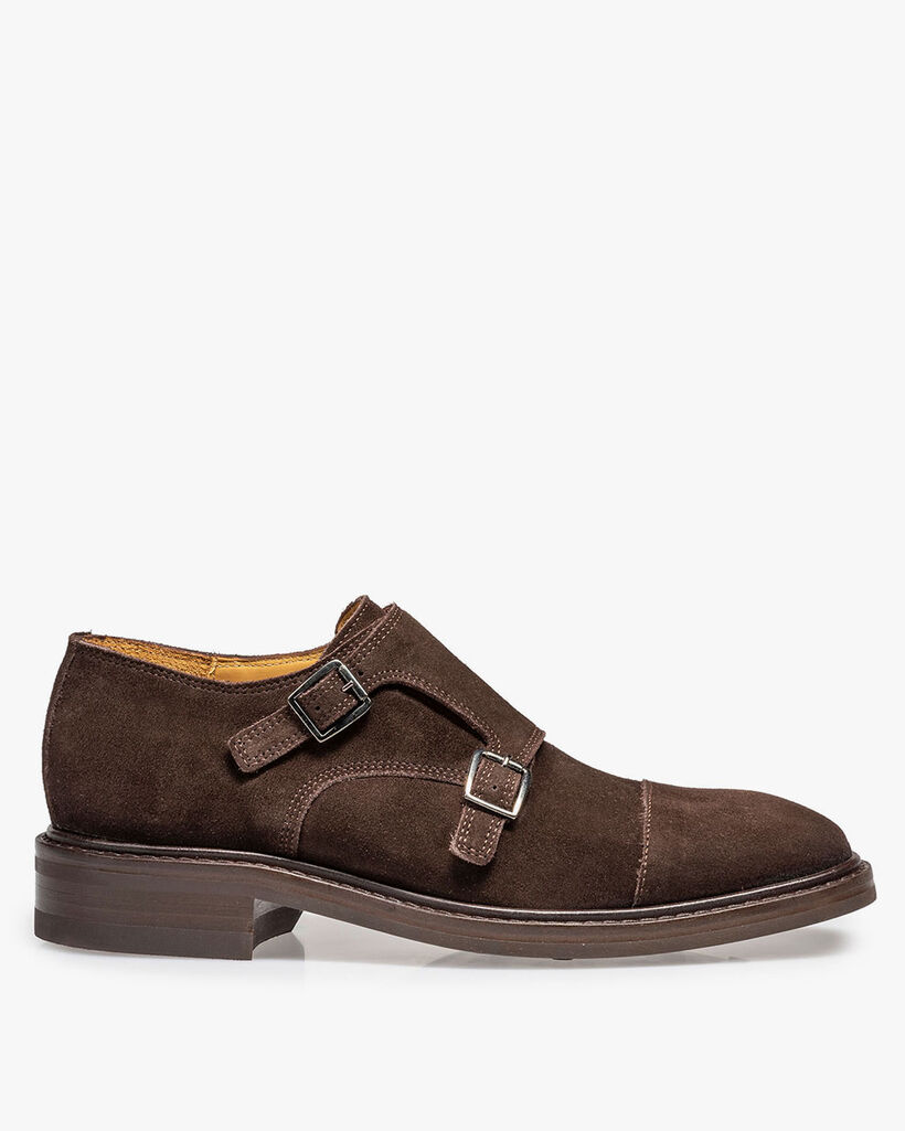 Brauner Wildleder Monk