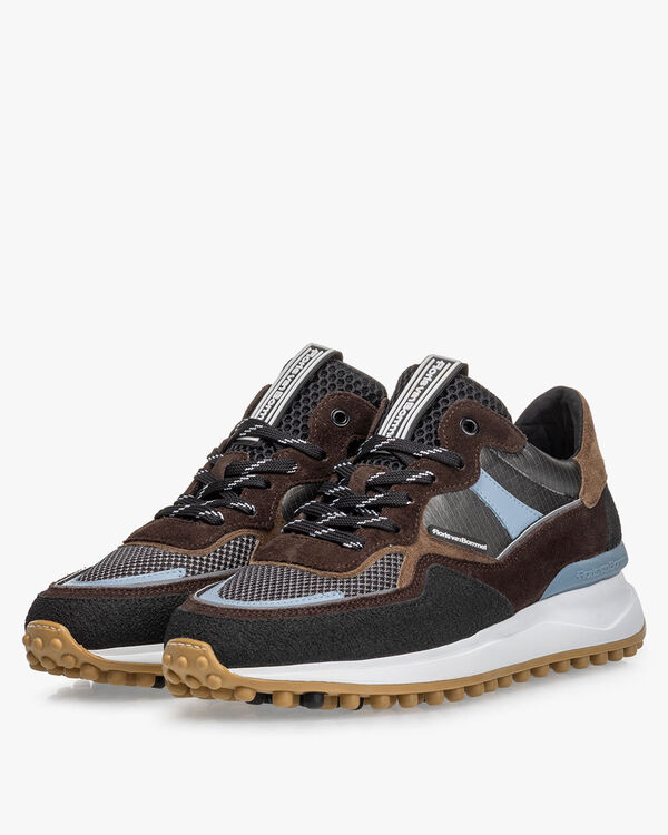 Noppi Sneaker beige/schwarz