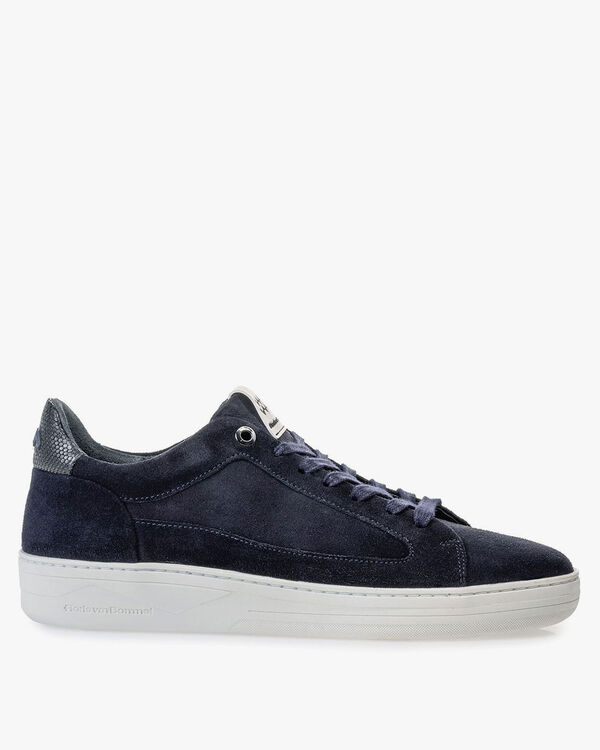 Wildleder-Sneaker blau