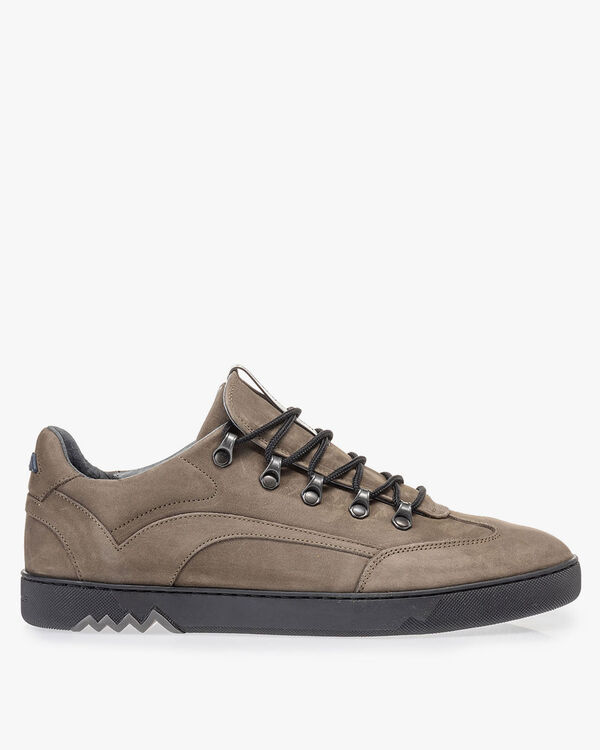 Sneaker Nubuk grau