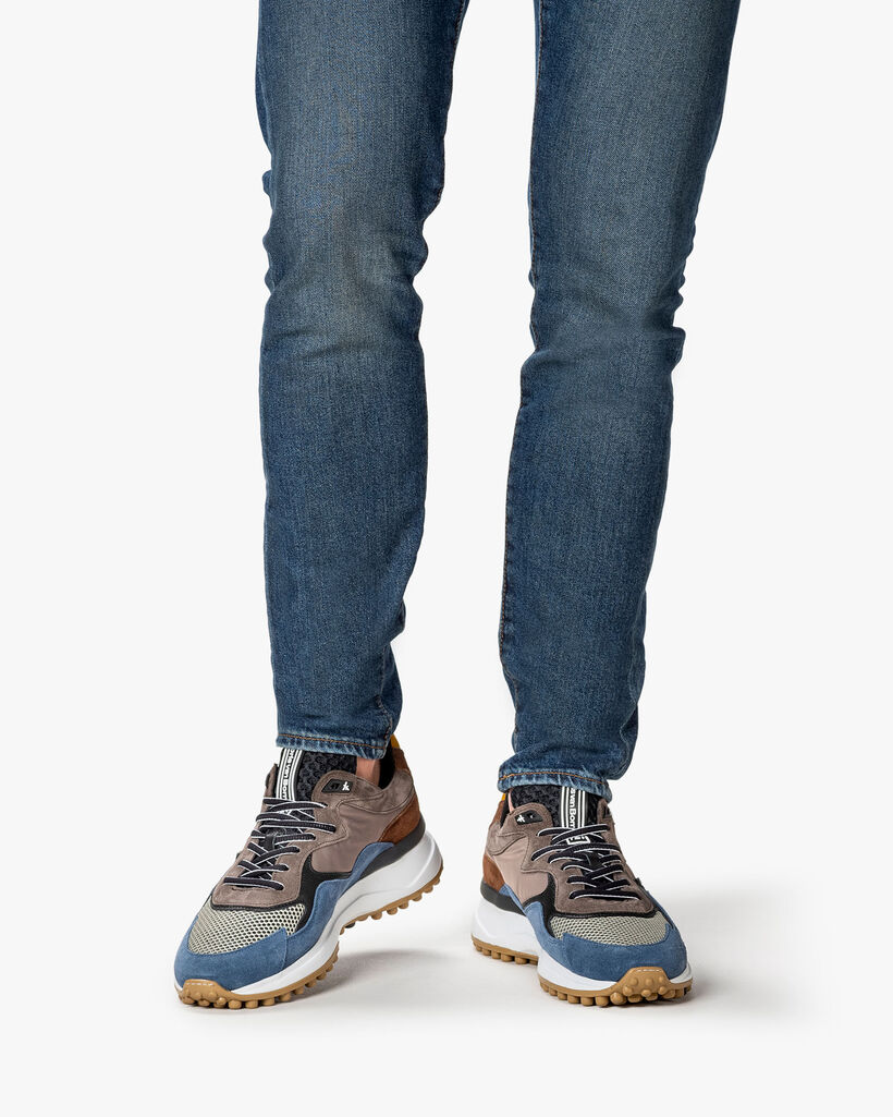 Noppi Sneaker Wildleder blau
