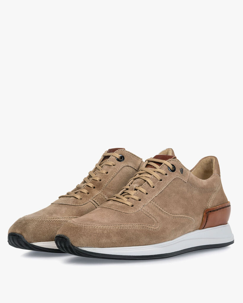 Sneaker Wildleder sandfarben
