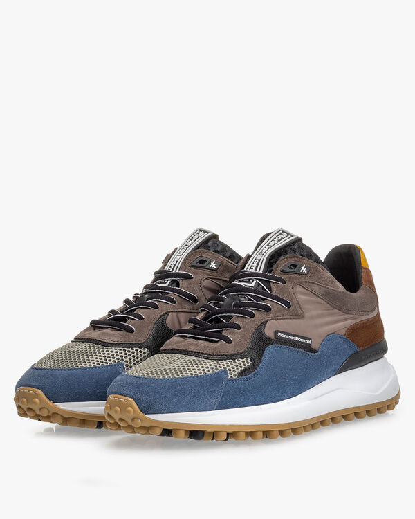 Noppi Sneaker Wildleder blau