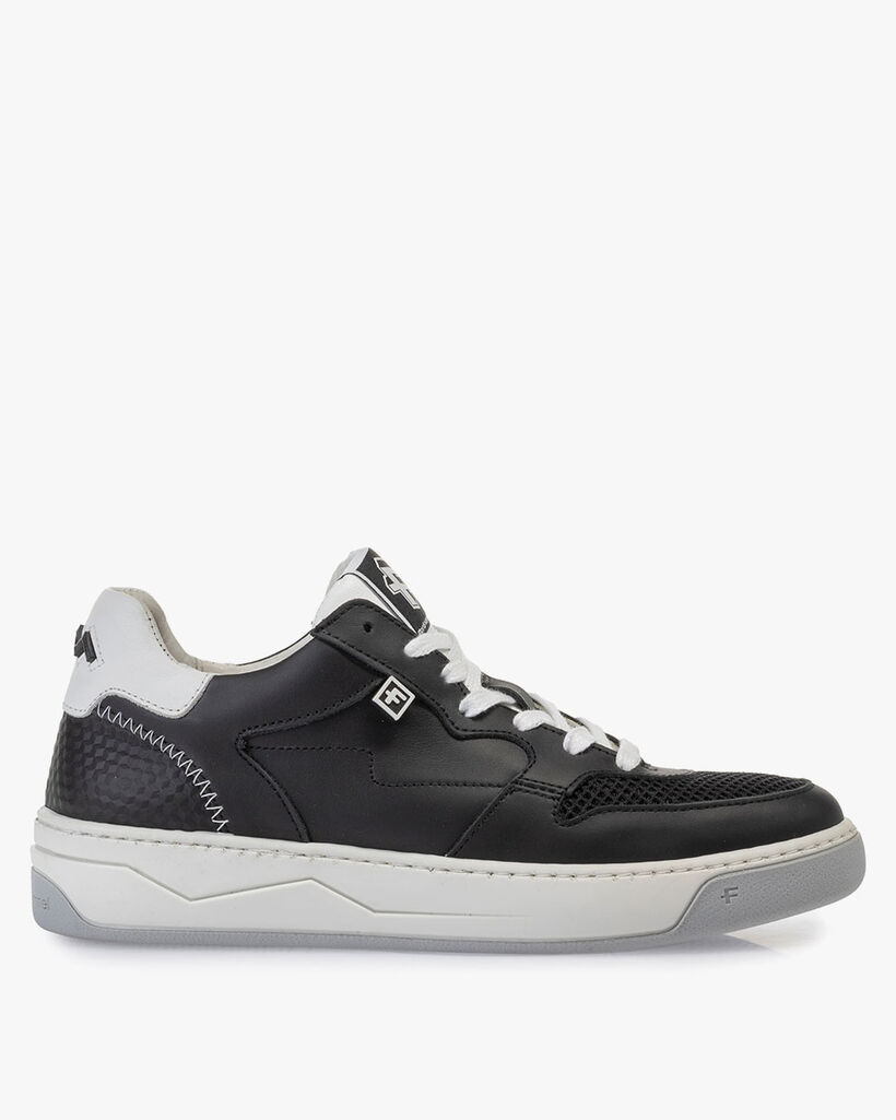 Sneaker Kalbsleder schwarz