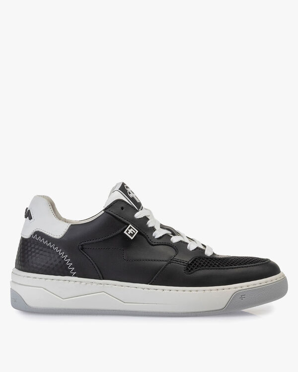 Sneaker Kalbsleder schwarz
