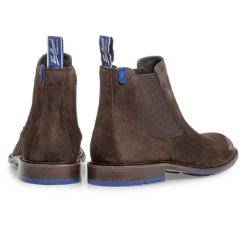 Dunkelbrauner Chelsea Boot Wildleder