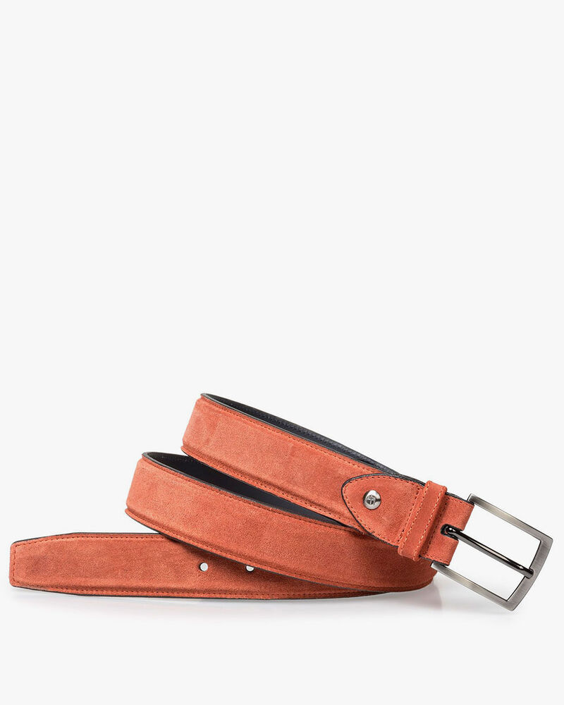 G&uuml;rtel Wildleder orange