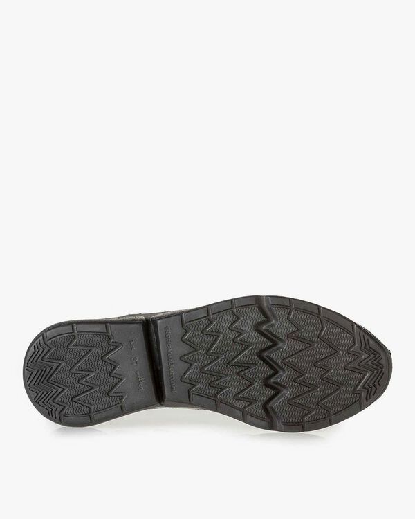 Mehrfarbiger Lackleder-Sneaker