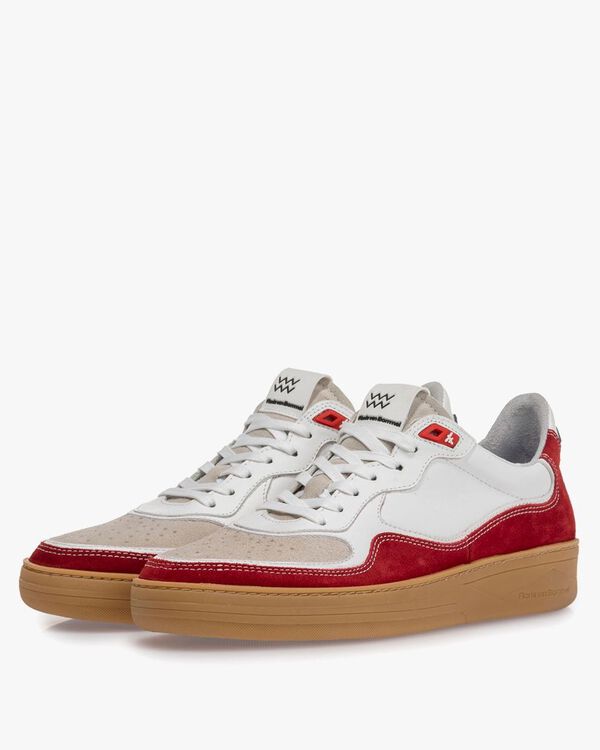 Sneaker Wildleder rot