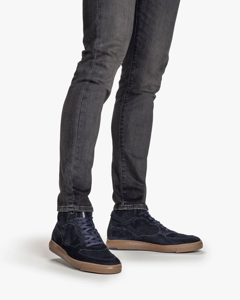 Sneaker Wildleder dunkelblau