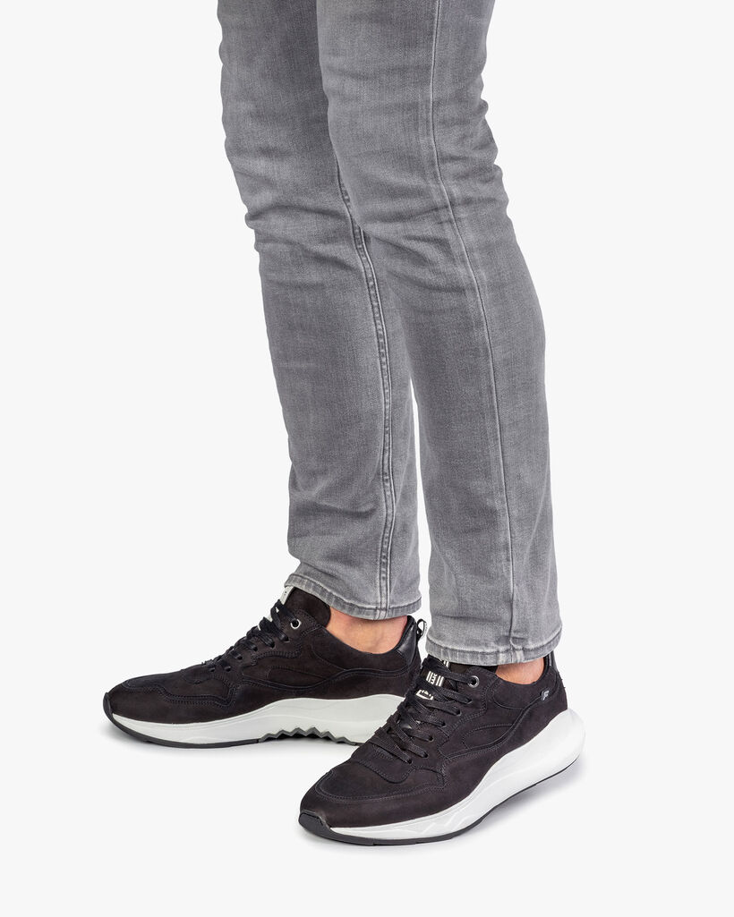 Bulki Sneaker schwarz Nubuk