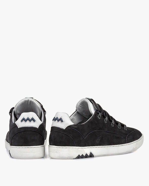 Hiking-Sneaker Nubukleder schwarz
