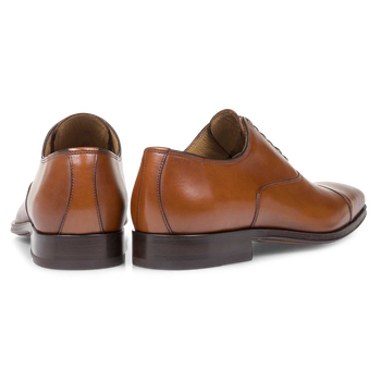 Schn&uuml;rschuh Kalbsleder cognac