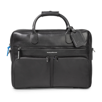 B&uuml;rotasche Leder schwarz