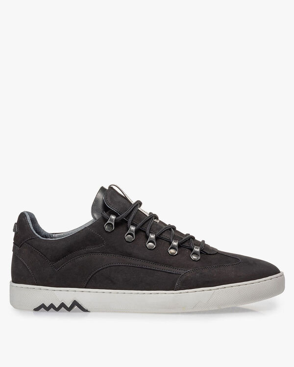 Sneaker Nubuk schwarz