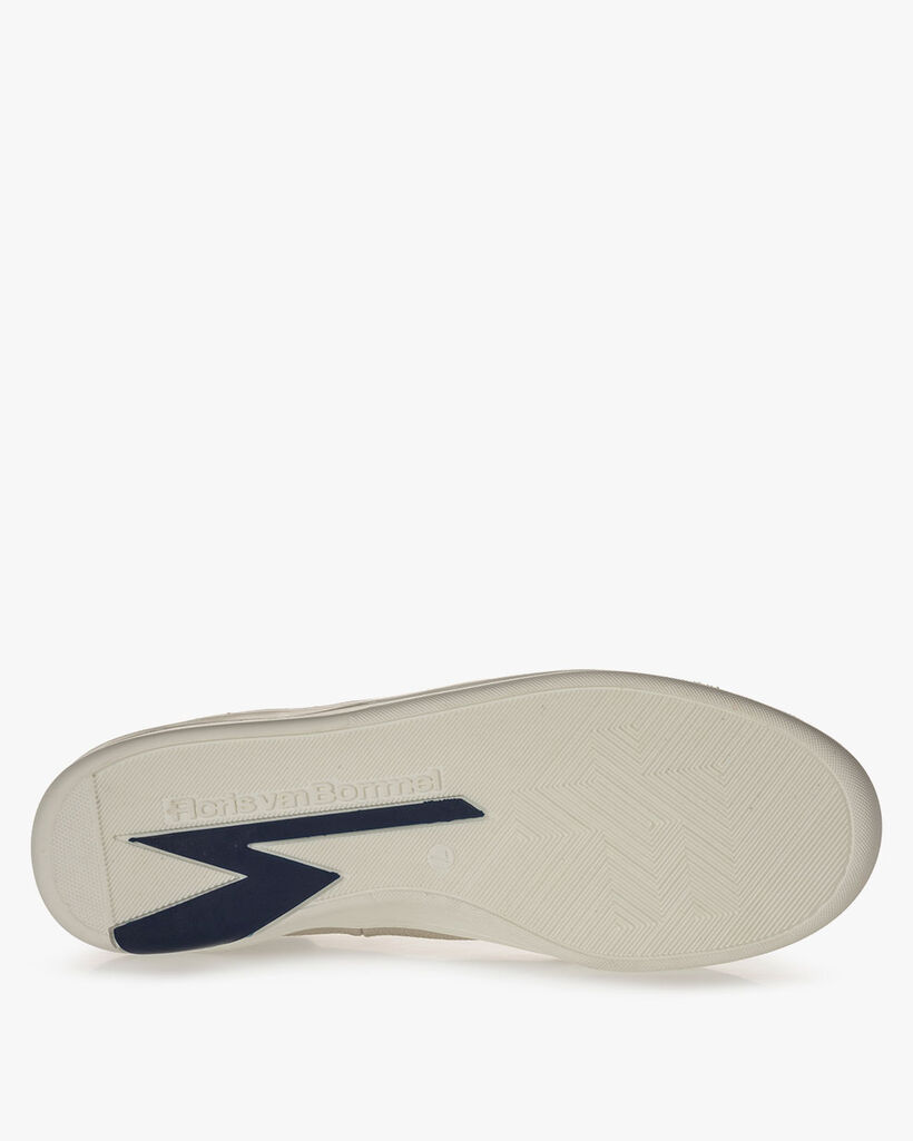 Sneaker Leder-Print natur