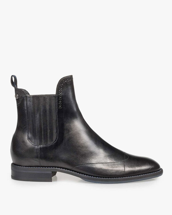 Schwarzer Chelsea Boot Kalbsleder