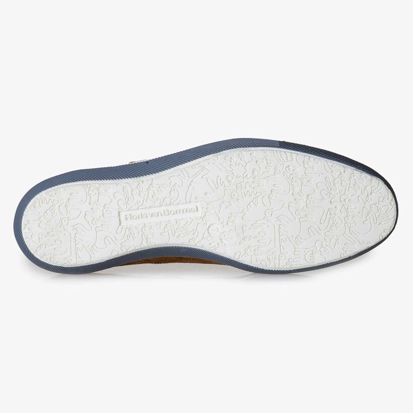 Brauner Wildleder Brogue-Schn&uuml;rschuh