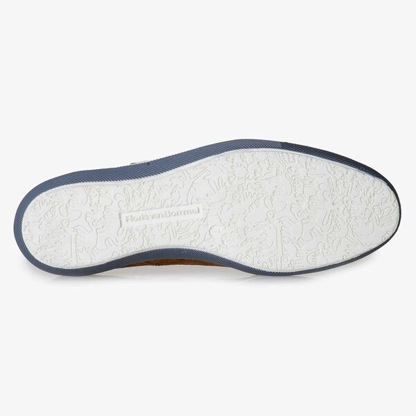 Brauner Wildleder Brogue-Schn&uuml;rschuh