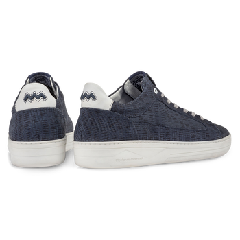 Sneaker mit Print dunkelblau